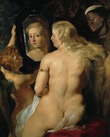 Peter Paul Rubens (1577-1640) - Venus at a Mirror  (c.1615)