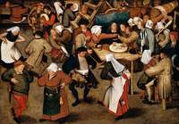Pieter the Younger BRUEGHEL-The Wedding Dance in a Barn(1616)