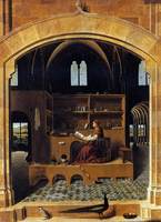 Antonello da Messina St Jerome in his Study   c. 1460