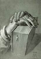 Albrecht DRER-Hand Study with Bible/1510/