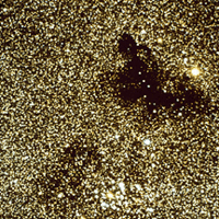 A "Szeneszsk", egy stt felh a Daru csillagkpben a csillagkzi anyag egyik legnyilvnvalbb, szabad szemmel is lthat megjelense. A stt felh elnyeli a mgtte tallhat csillagok fnyt, ezrt olyan szembetl a Tejt fnyes httere el