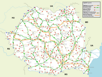 Romania highways