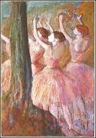 Degas: Tncosok rzsasznben, 1900