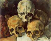 Paul Czanne: Pyramid of Skulls  (c.1901)