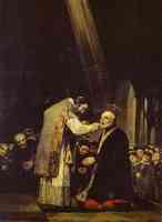 Francisco de Goya. The Last Communion of Saint Jose de Calasanz. 1819.