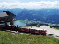 Panorma a Schafbergspitzerl