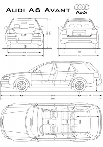 Audi A6 Karosszéria Robbantott Rajz