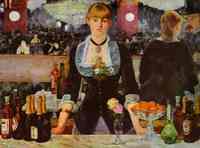 Edouard Manet. A Bar at the Folies-Berg&#232;re. 1882.