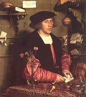 Hans Holbein, the Younger - Portrait of Georg Gisz