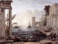 Claude Lorrain - Seaport with the Embarkation of the Queen of Sheba