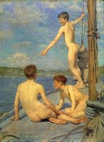 Henry Scott Tuke (1858-1929) - The Bathers