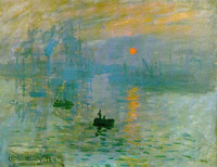 Claude Monet: Napfelkelte (1872)