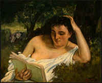 Courbet A Young Woman Reading    c. 1866-1868