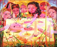 Dana Schutz: Surgery;  2003