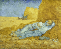 Vincent van Gogh: Siesta; 1889 - 1890