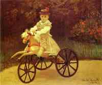 Claude Monet. Jean Monet on a Mechanical Horse. 1872.