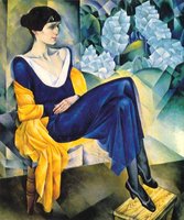 Altman, Nathan: Portrait of Anna Akhmatova (1914)
