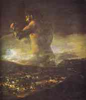 Francisco de Goya. The Colossus. c. 1810-12.
