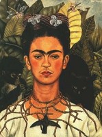 Frida Kahlo: Self Portrait with Necklace  (1933)